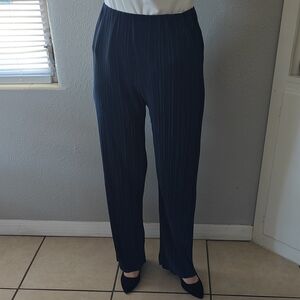 Calvin Klein Navy Pinstripe Women's Trousers